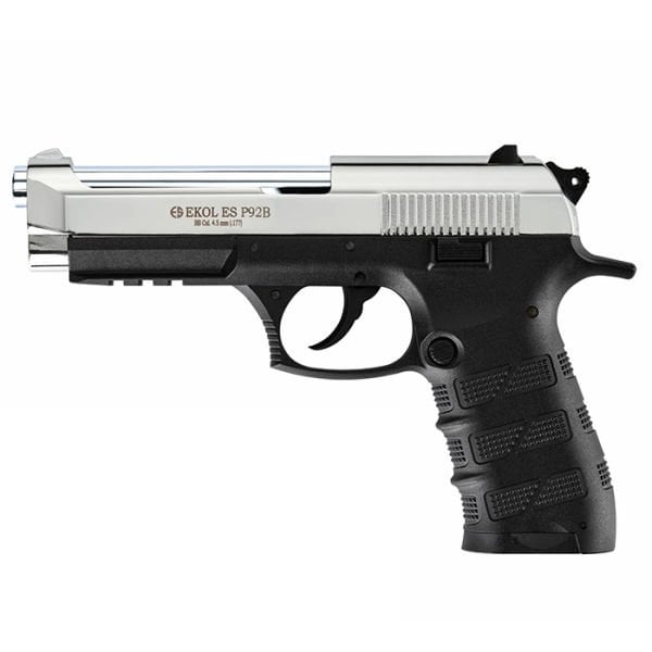 Ekol ES P92B Blowback Havalı Tabanca 4.5 mm - Parlak Krom