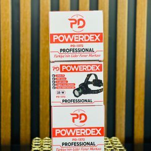 Powerdex PD-1372 25W Profesyonel Şarjlı Kafa Feneri