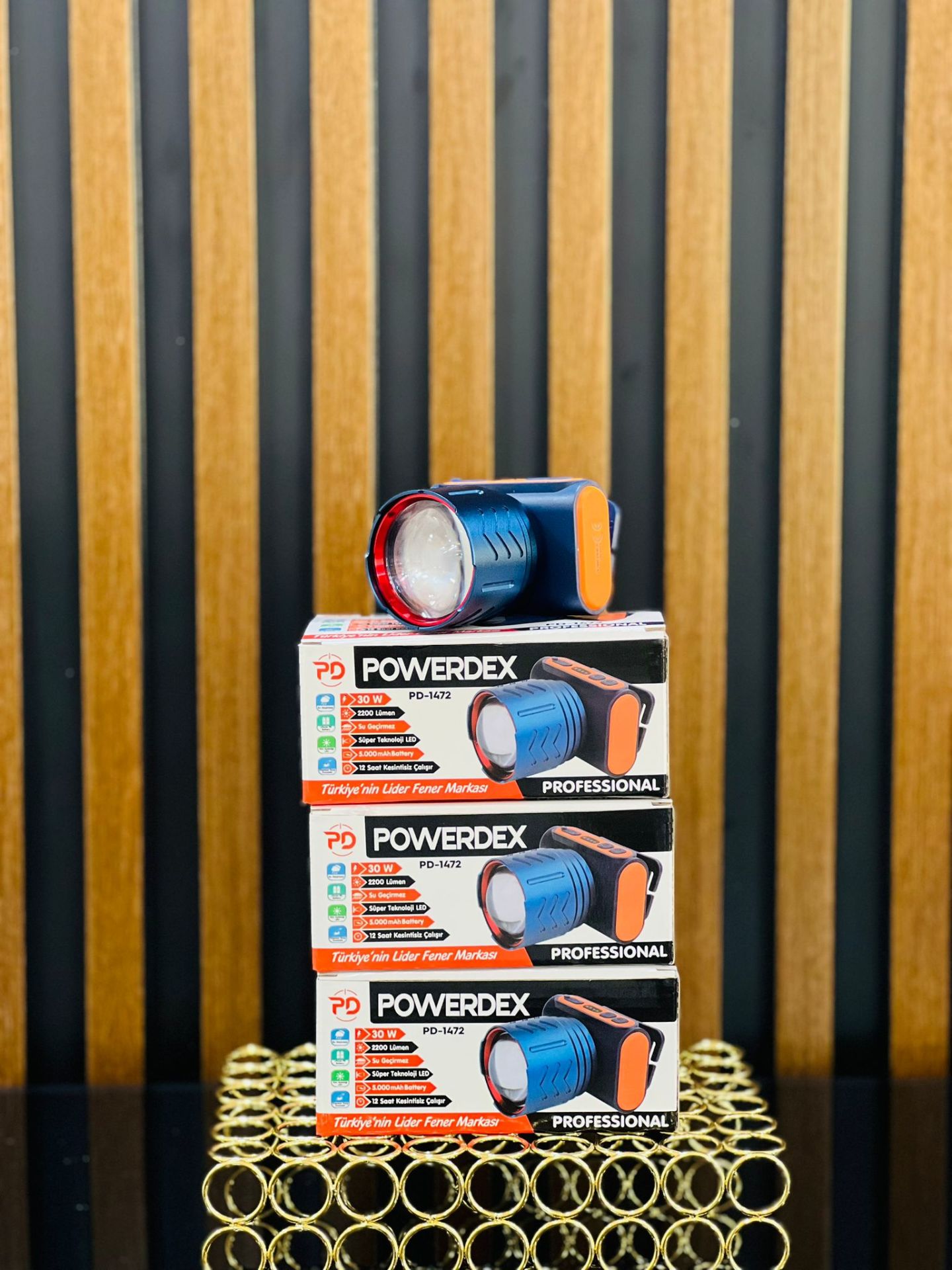 Powerdex PD-1472 30W Profesyonel Şarjlı Kafa Feneri
