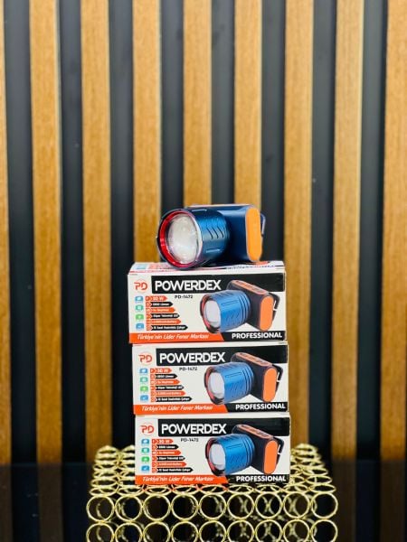 Powerdex PD-1472 30W Profesyonel Şarjlı Kafa Feneri