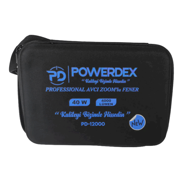 Powerdex PD-12000 40W Zoomlu Profesyonel Avcı Feneri