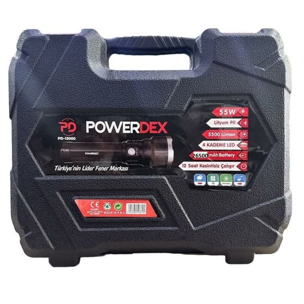 Powerdex PD-13000 55W Profesyonel Avcı Feneri