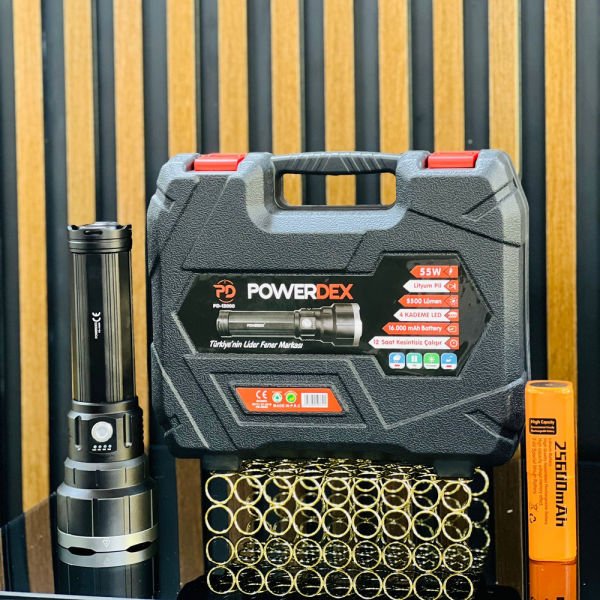 Powerdex PD-13000 55W Profesyonel Avcı Feneri