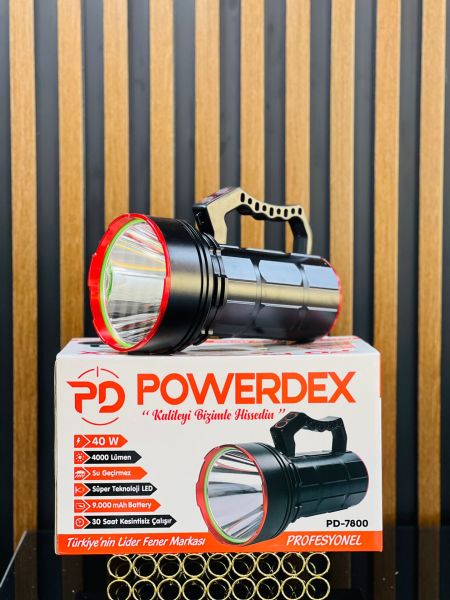 Powerdex PD-7800 40W Şarjlı El Feneri