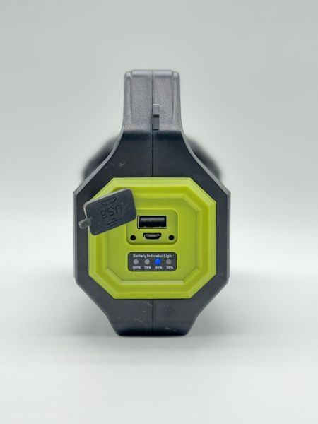 Powerdex PD-7575 Şarjlı ve Güneş Enerjili El Feneri ve Kamp Lambası