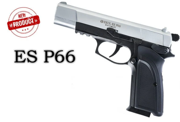 Ekol ES P66 Havalı Tabanca 4.5 mm - Mat Krom