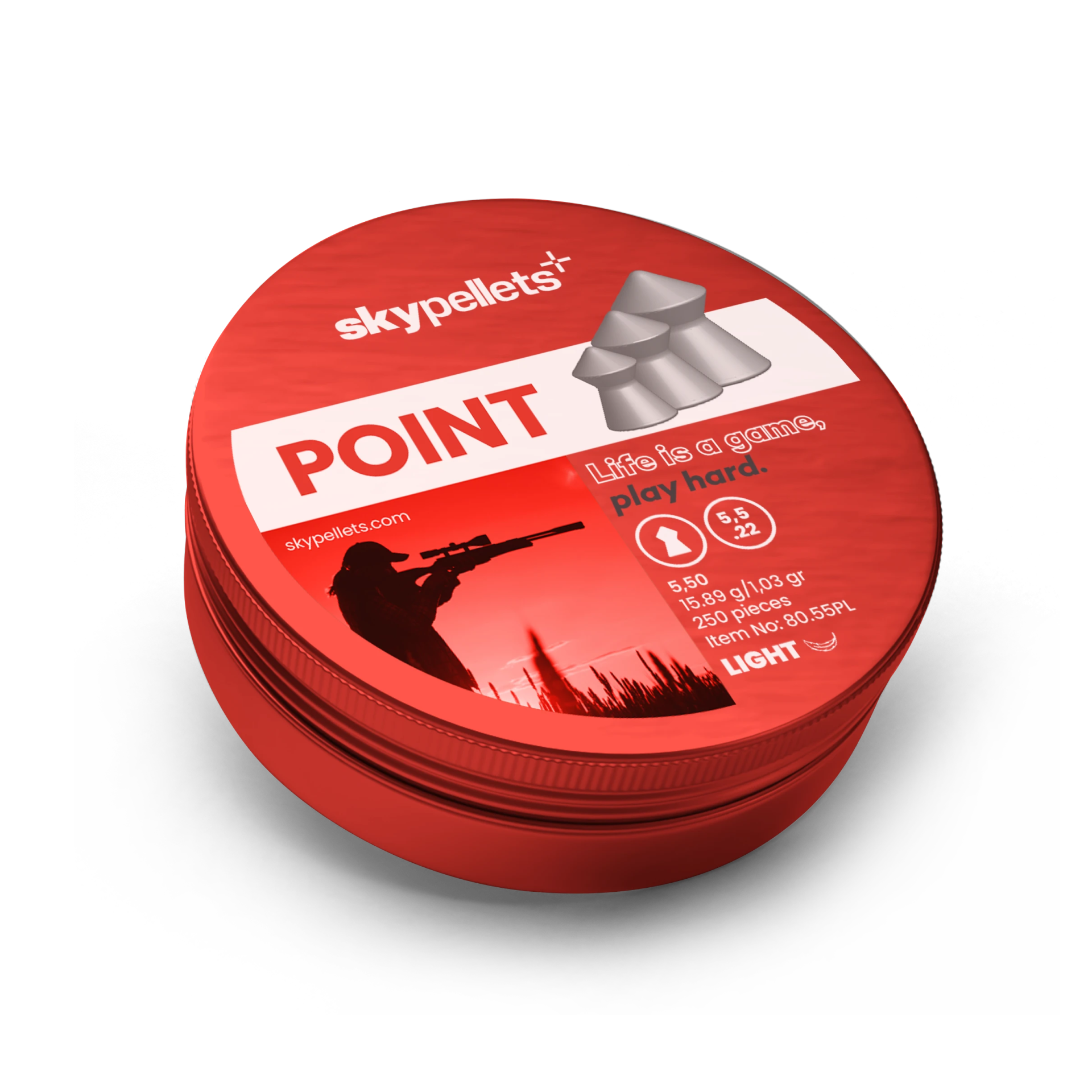Sky Pellets 5,5 mm Point Light Saçma 125 Adet - 15,89 Grain
