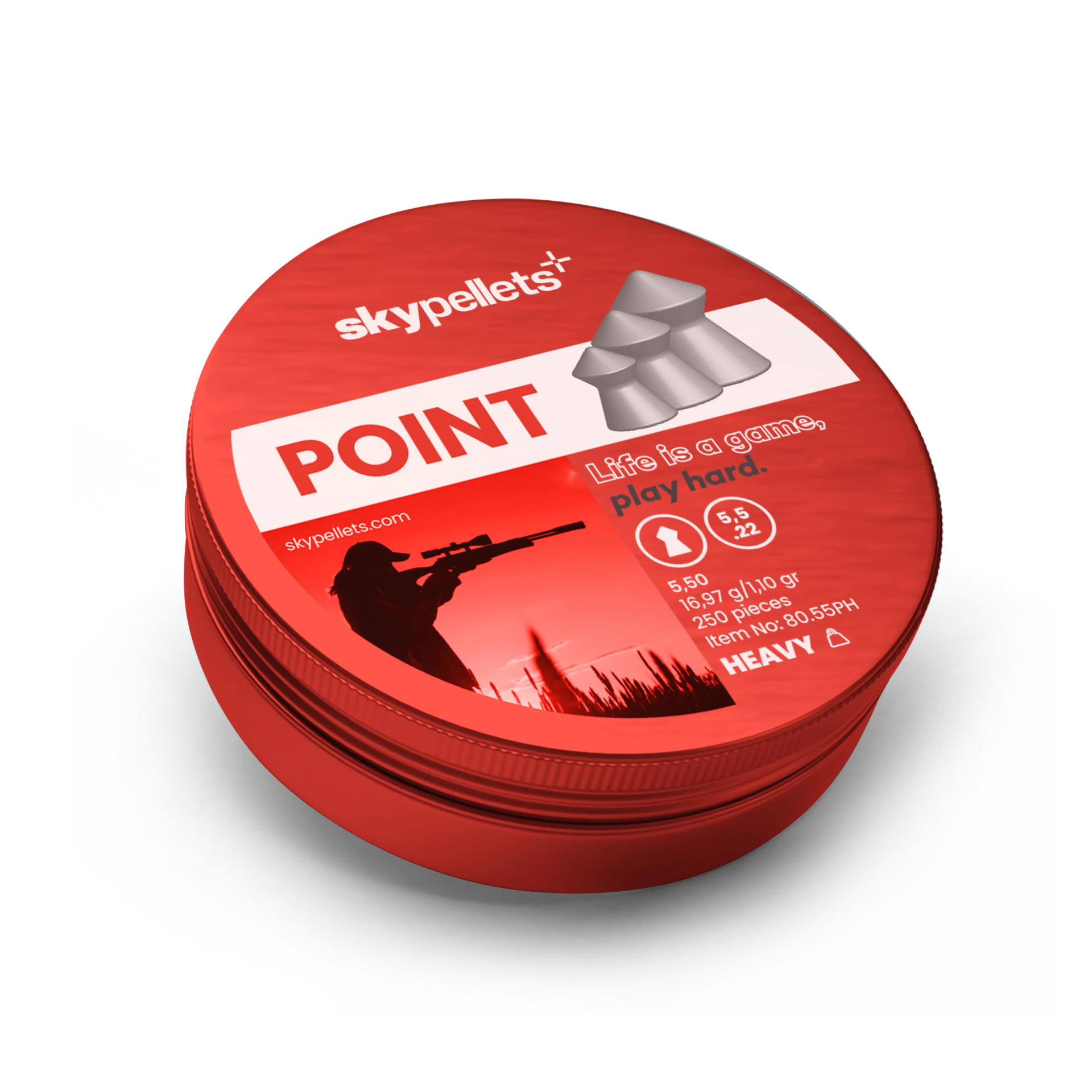 Sky Pellets 5,5 mm Point Heavy Saçma 250 Adet - 16,97 Grain