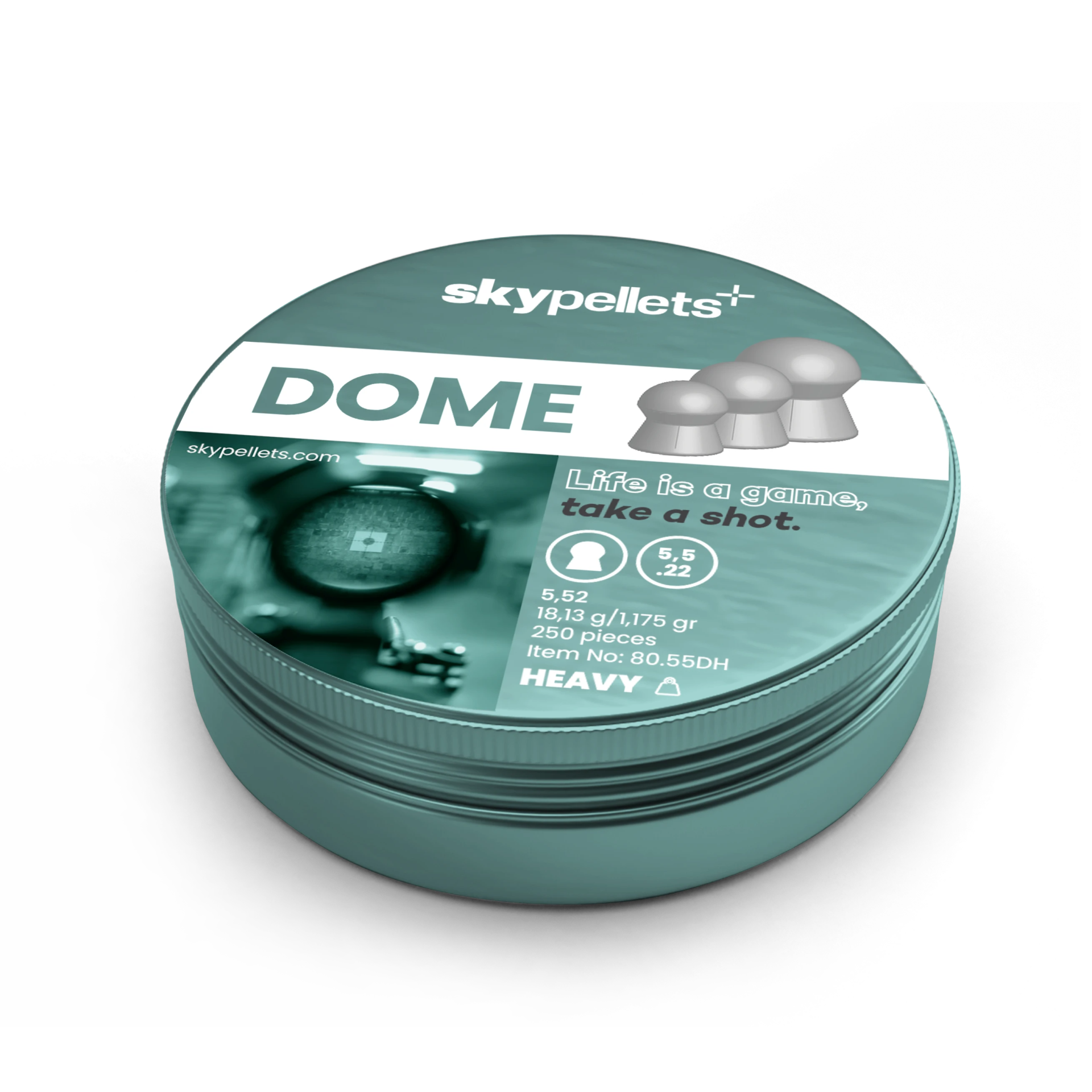 Sky Pellets 5,5 mm Dome Heavy Saçma 125 Adet - 18,13 Grain