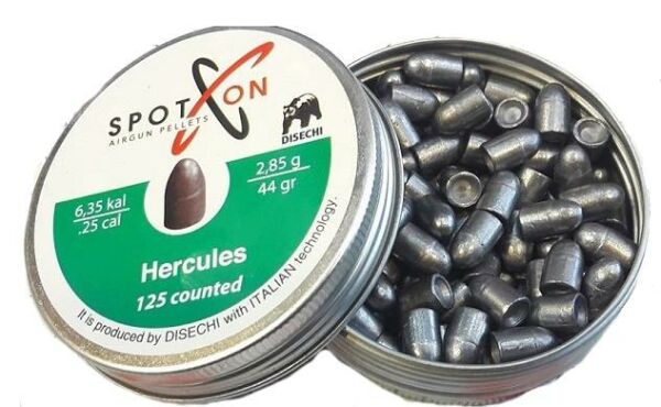 Spoton Hercules 6,35 mm Havalı Tüfek Saçması (44 Grain - 125 Adet)