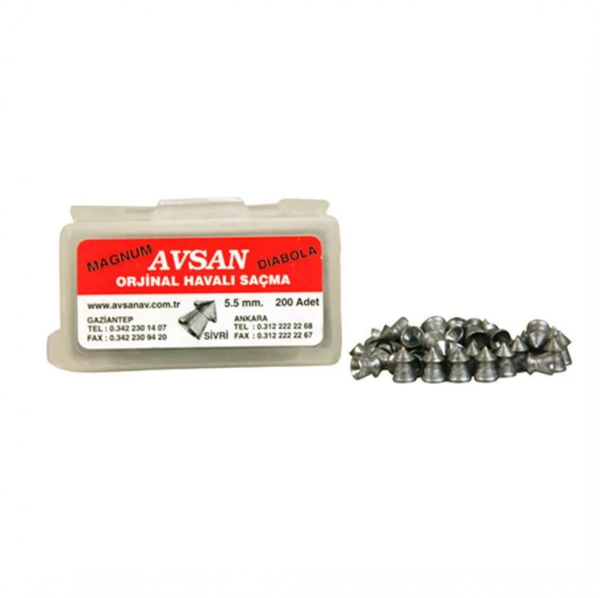 Avsan Diabola 5,5 mm Havalı Tüfek Saçması 200 Adet