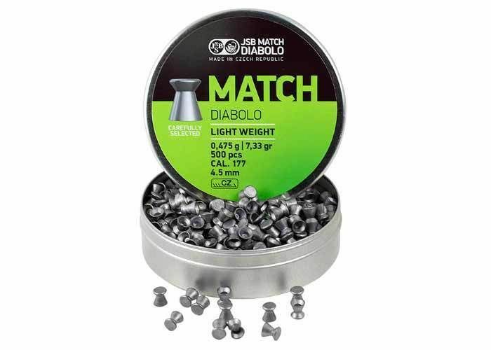 JSB Match Diabolo Light Weight 4.5mm Havalı Saçma 500 Adet
