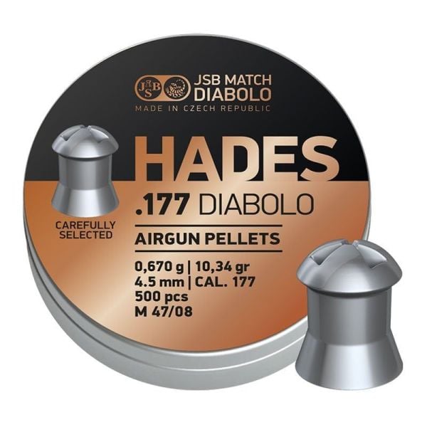 JSB Diabolo Hades 10.34 Grain 4.5mm Havalı Saçma 500 Adet