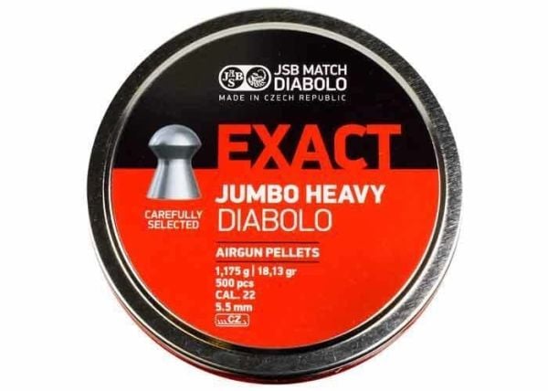 JSB Diabolo Exact Jumbo Heavy 5.52 mm Havalı Saçma 500 Adet