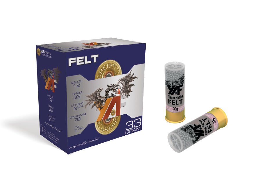 YAF 33 Gram Keçe 12 Kalibre Av Fişeği