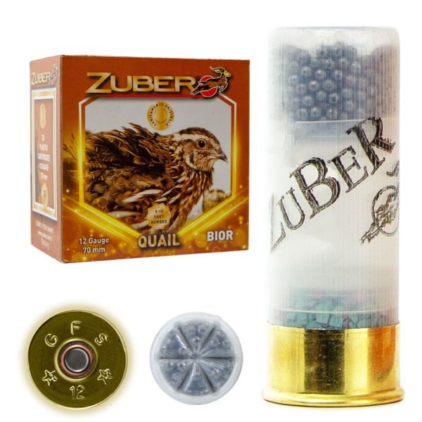 Zuber 25 Gram Bıldırcın Özel Bior 12 Kalibre Av Fişeği