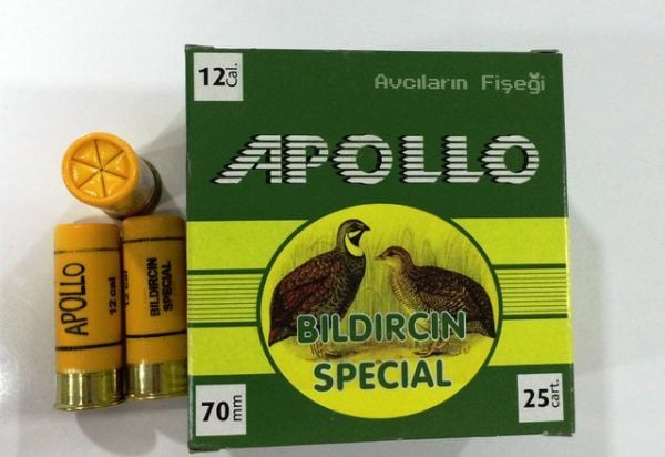 JET Apollo Bıldırcın Özel 12 Kalibre Av Fişeği