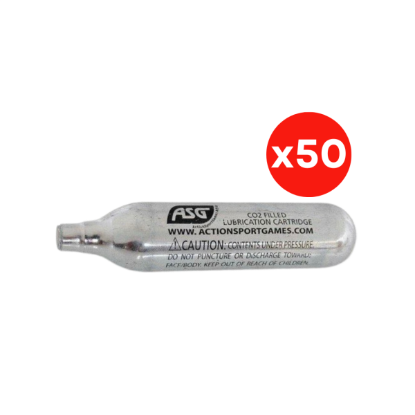 ASG 12 Gram Co2 Havalı Tabanca Tüpü - 50 Adet