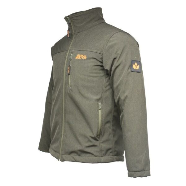 Softshell Polarlı Mont - Su Ve Rüzgar Geçirmez (HAKİ)