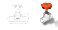Fıratboru Pprc 20 Mm Sıva Altı Vana 20’Lik Kelebek Başlı Vana