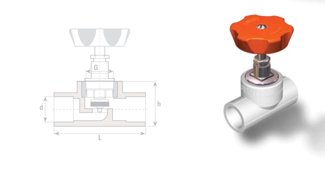 Fıratboru Pprc 40 Mm Sıva Altı Vana 40’Lık Kelebek Başlı Vana