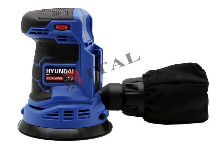 Hyundai HS0202 Akülü Eksantrik Zımpara Şarjı Zımpara