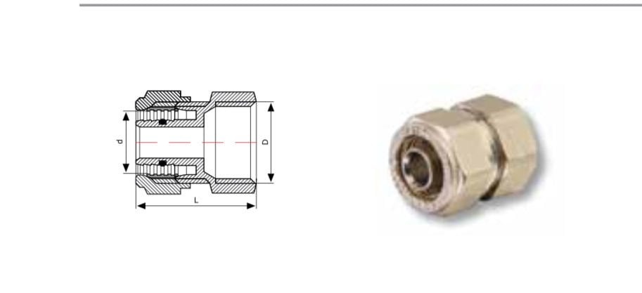 Fıratboru Pex  1/2”x16 Mm İç Dişli Rakor  Pex Boru Bağlantılı