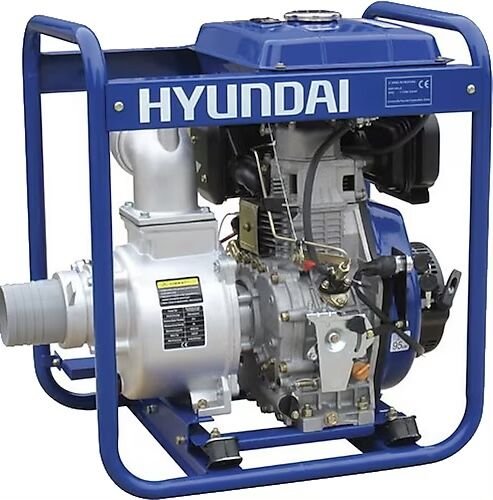 Hyundai DHY100LE Marşlı Dizel Büyük Depolu 4’Lük Su Motoru