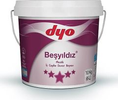 Dyo Beşyıldız Plastik İç Cephe Duvar Boyası 10 Kğ #Tüm Renkler#
