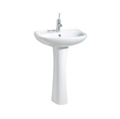 Oval Düz Ayaklı Lavabo Taşı 35x45
