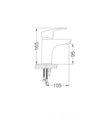 Gms Akdeniz Mix Lavabo Bataryası Akd100