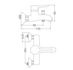 Gms Çağla Mix Banyo Bataryası Cm103