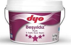 Dyo Beşyıldız Plastik İç Cephe Duvar Boyası 3,5 Kğ #Tüm Renkler# Şampanya