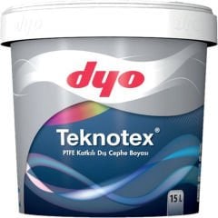 Dyo Teknotex Ptfe Katkılı Silikonlu Dış Cephe Duvar Boyası 15 Lt #Tüm Renkler#