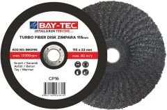 Bay-Tec Turbo Fiber Disk Zımpara 115x22-23 Mm Mk0195