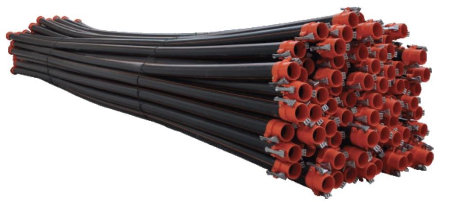 90 Mm Mandallı Sulama Borusu 5 Metre