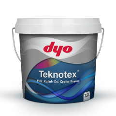 Dyo Teknotex Ptfe Katkılı Silikonlu Dış Cephe Duvar Boyası 7,5 Lt #Tüm Renkler#