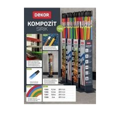 Dekor Sabit Kompozit Sırık 1,2 mt 1365