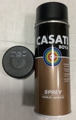 Casati 400ml Düz Mat Siyah Sprey Boya