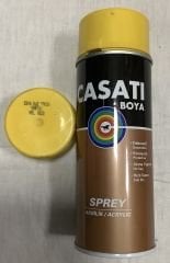 Casati 400ml Düz Taksi Sarısı Sprey Boya
