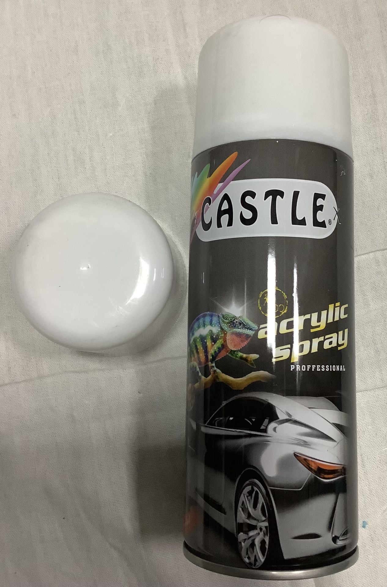 Castle 400ml Düz Beyaz Sprey Boya