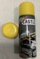 Castle 400ml  Düz Sarı Sprey Boya