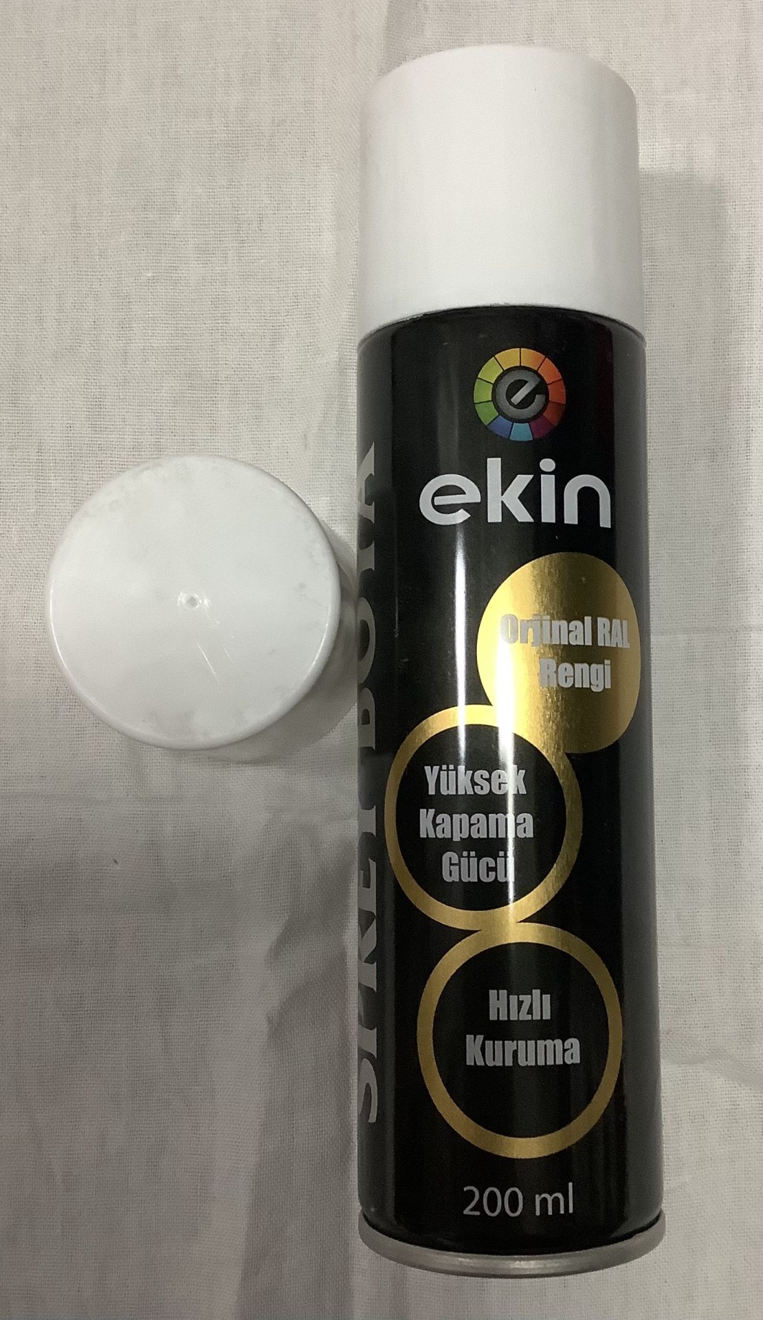200ml Düz Beyaz Sprey Boya