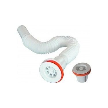 Muff Matik Plastik Kısa Körüklü Lavabo Sifonu