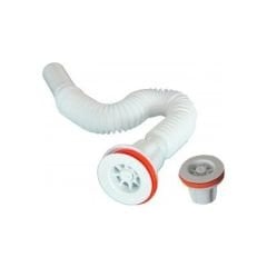 Muff Matik Plastik Kısa Körüklü Lavabo Sifonu