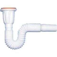 Muff Matik Plastik Kısa Körüklü Lavabo Sifonu