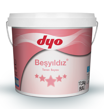 Dyo Beşyıldız Beyaz Tavan Boyası 17,5 Kğ