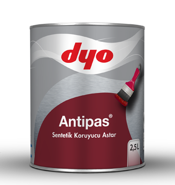 Dyo Antipas Sentetik Koruyucu Astar Kırmızı 2,5 Lt