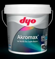 Dyo Akromax Saf Akrilik Dış Cephe Duvar Boyası 13.5 Lt #Tüm Renkler#