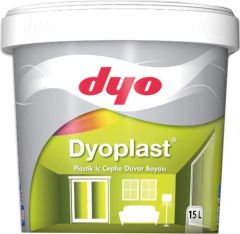 Dyo Dyoplast Plastik İç Cephe Duvar Boyası 15 Lt #Tüm Renkler#